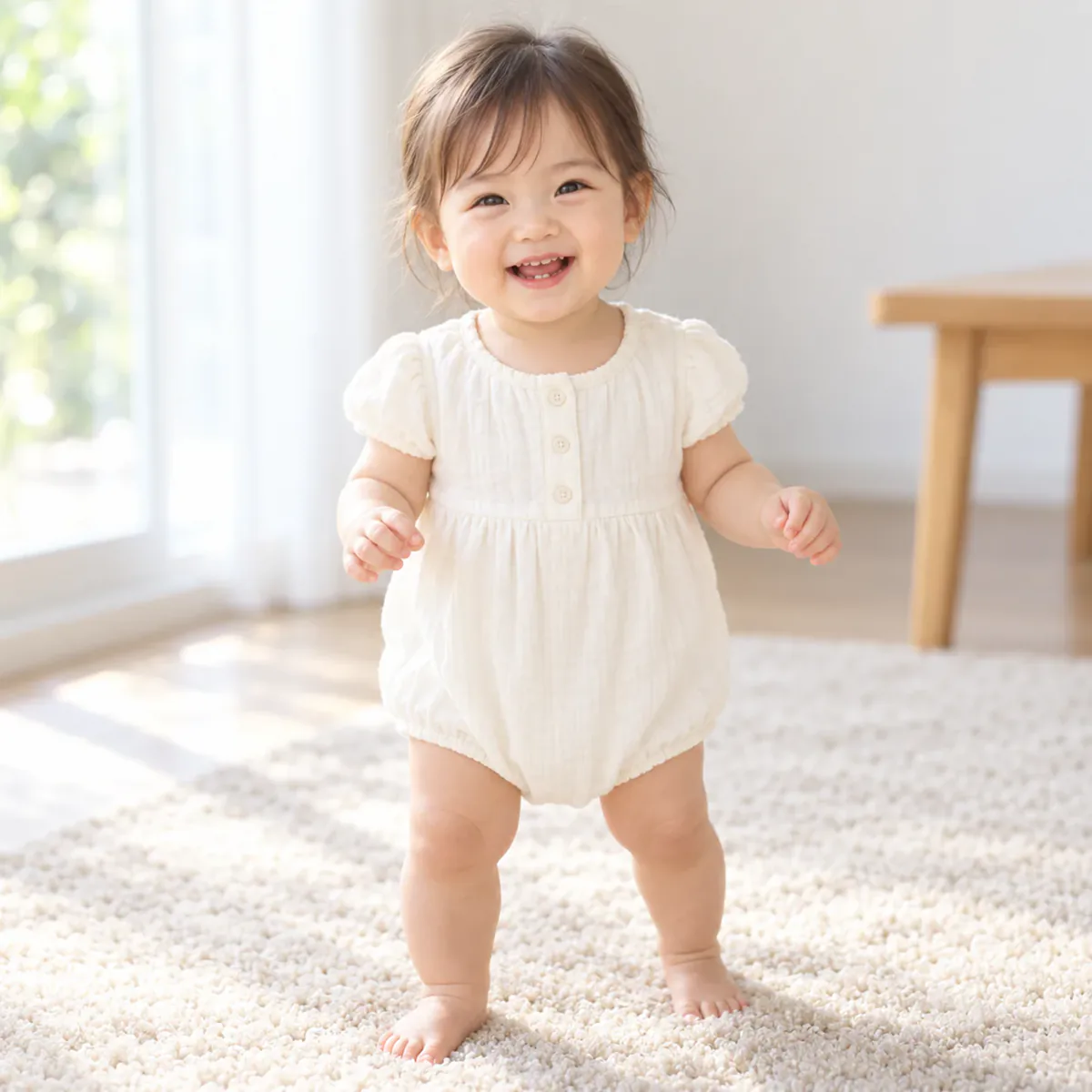 1歳になったころの娘