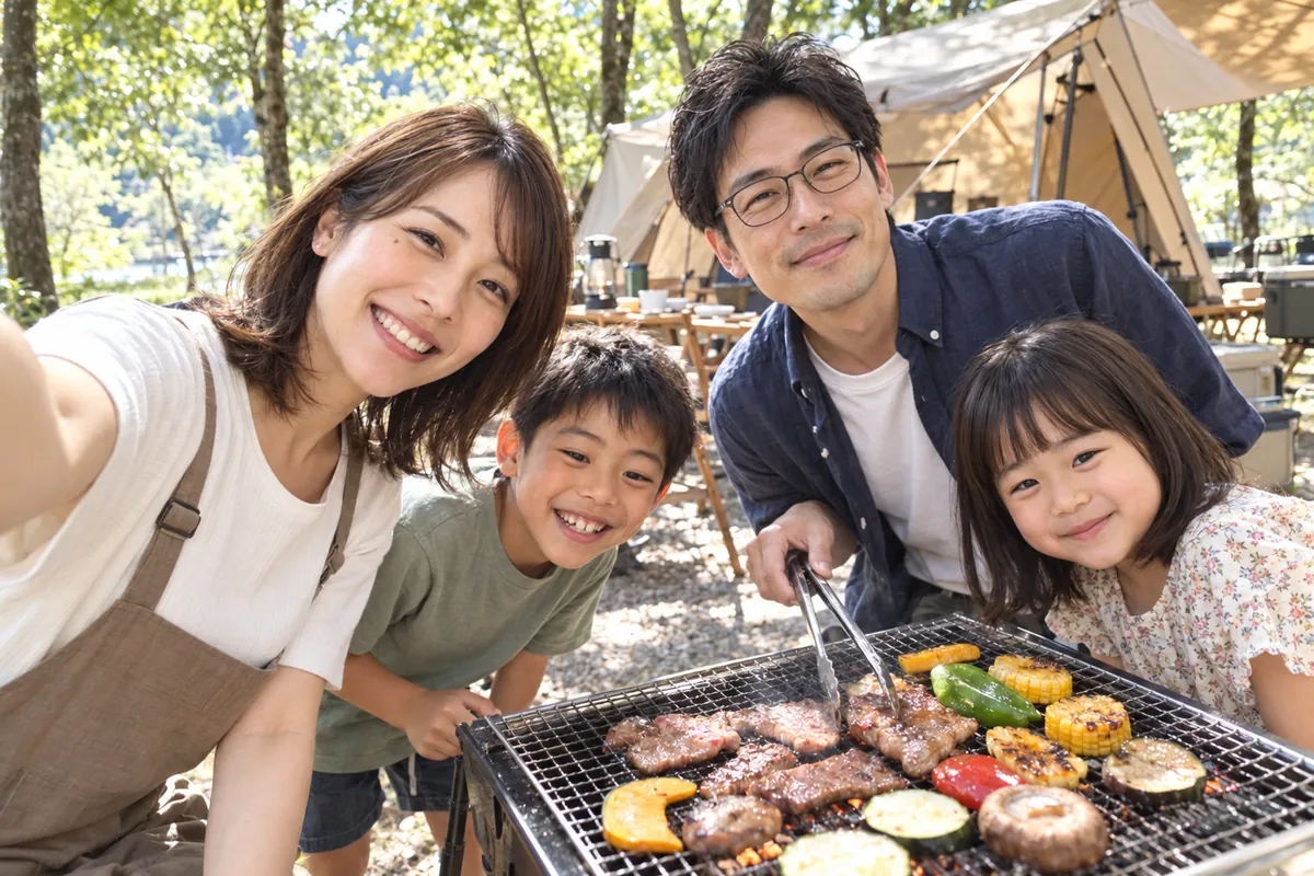 年賀状の写真付き手紙 2037年 家族の年賀状