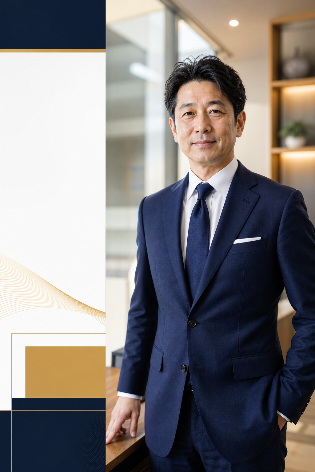 不動産会社の男性経営者