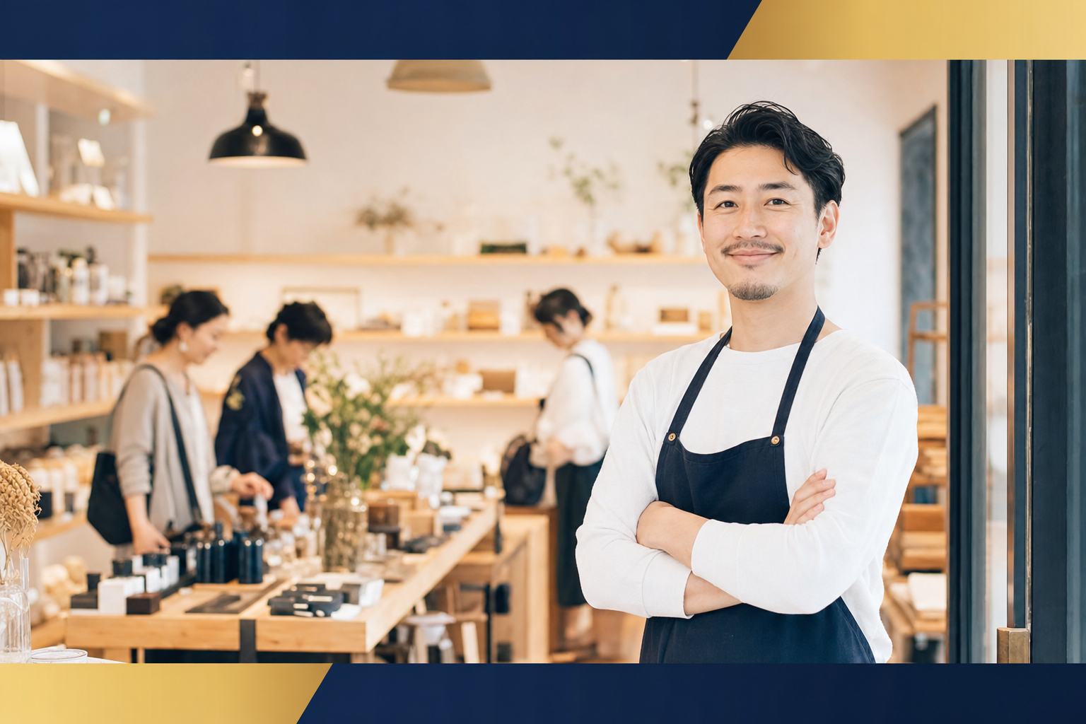 お客様が集まるお店の経営者