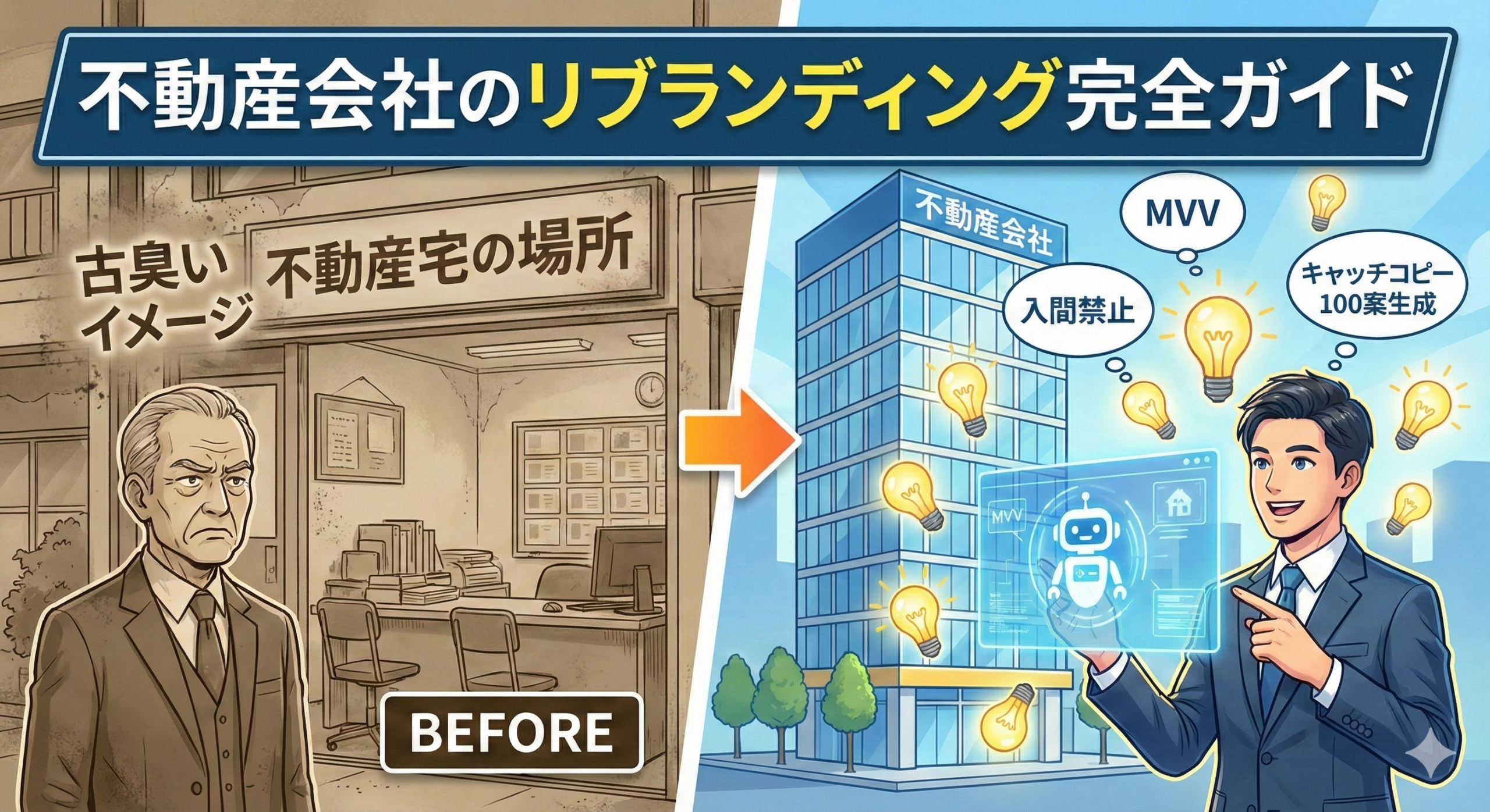 古いイメージから今風にかわるイメージ