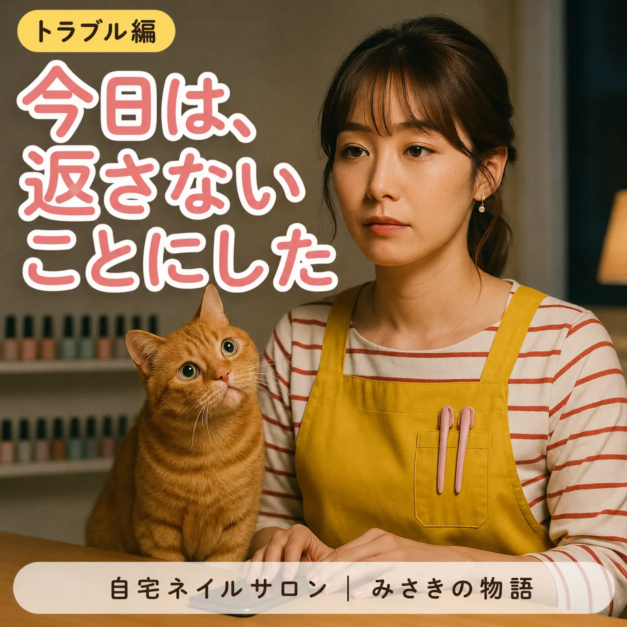 第1話 言えなかった、その後｜ひとりネイルサロン みさきの物語