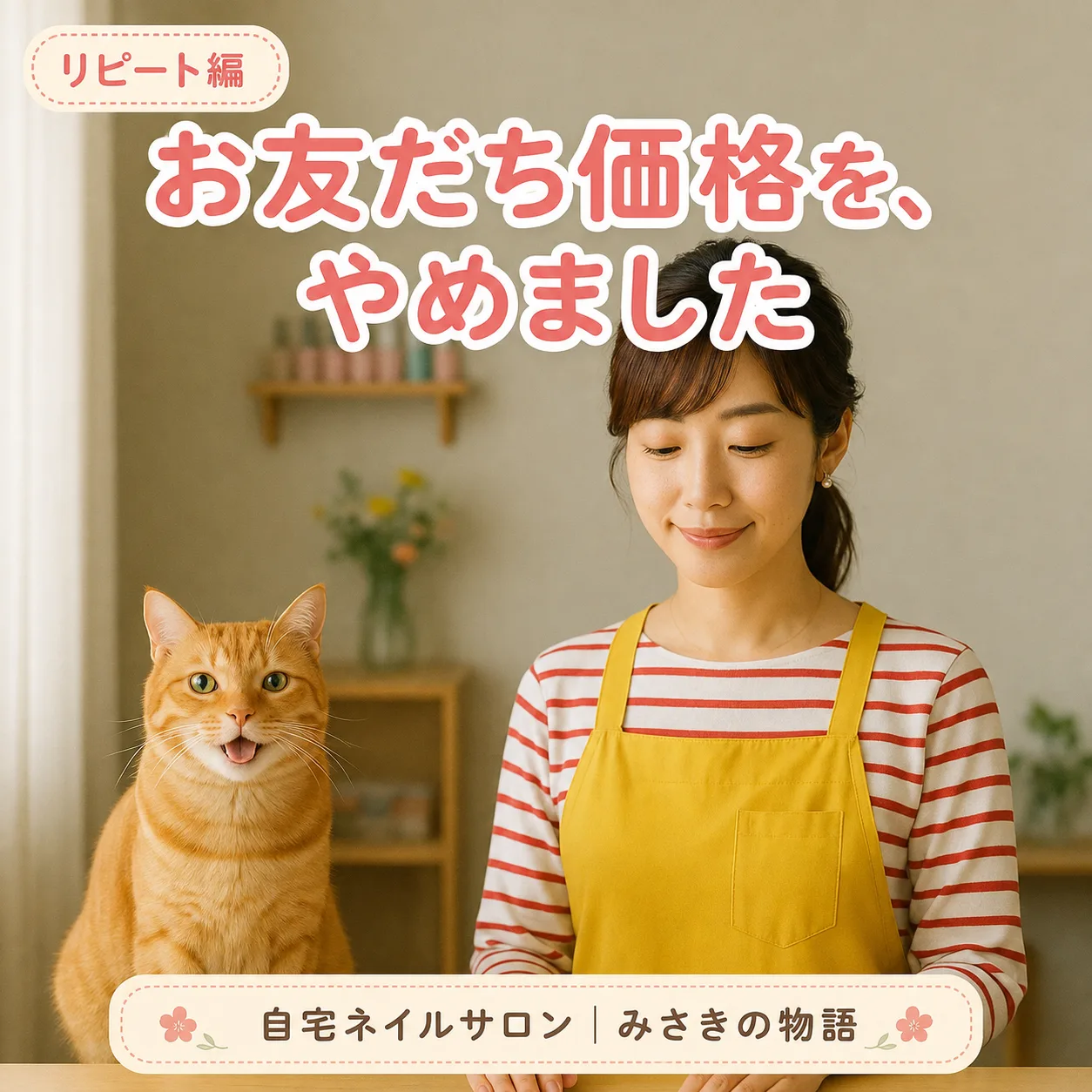 第5話 お友だち価格を、やめました｜ひとりネイルサロン みさきの物語