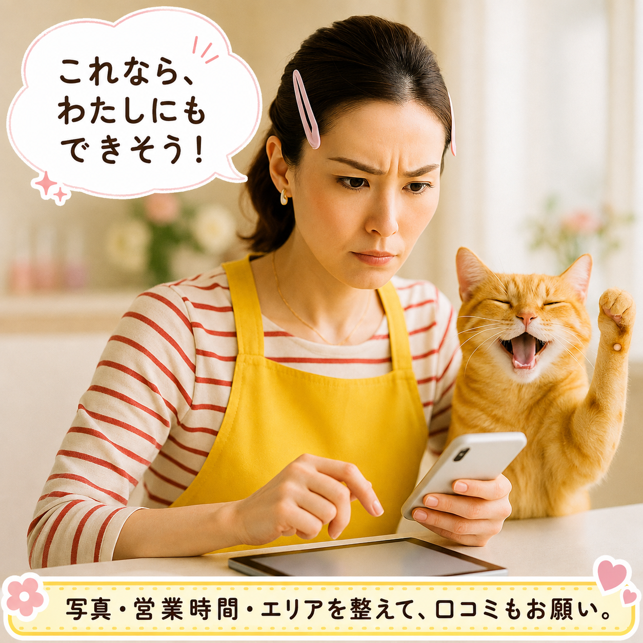 写真・営業時間・エリアを整えるみさき