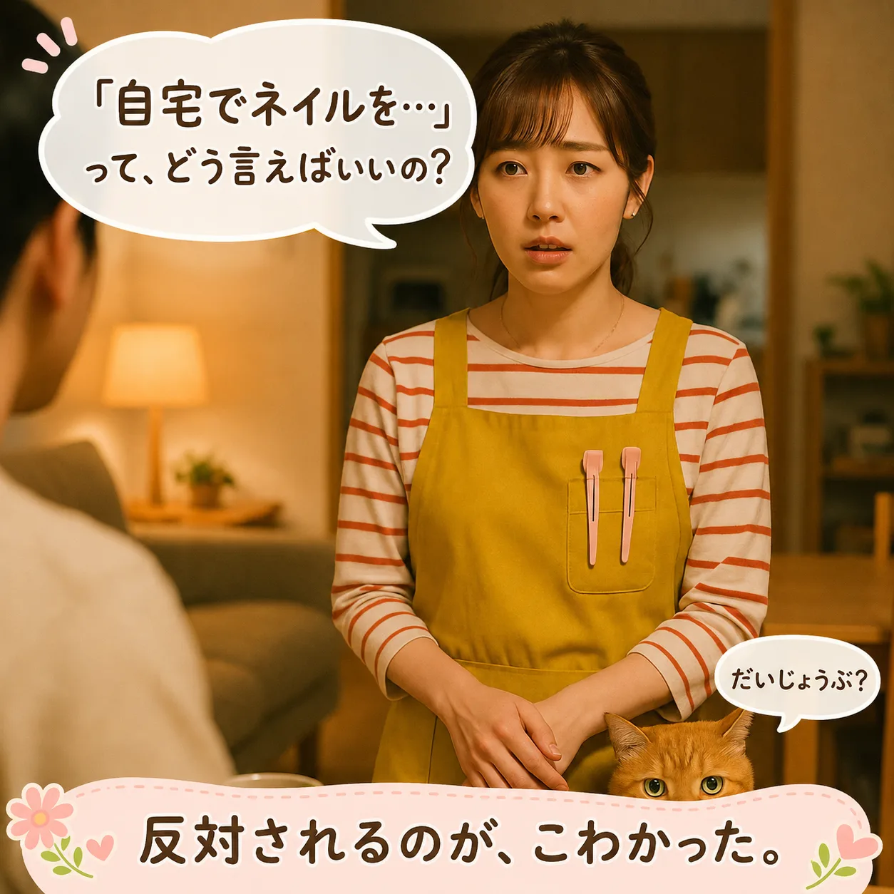 言おうとして、言葉が出ないみさき