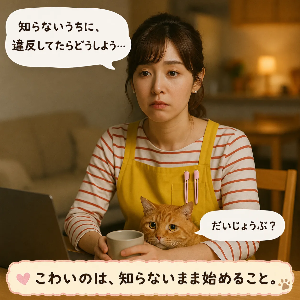 通帳を前に、金額の大きさに固まるみさき