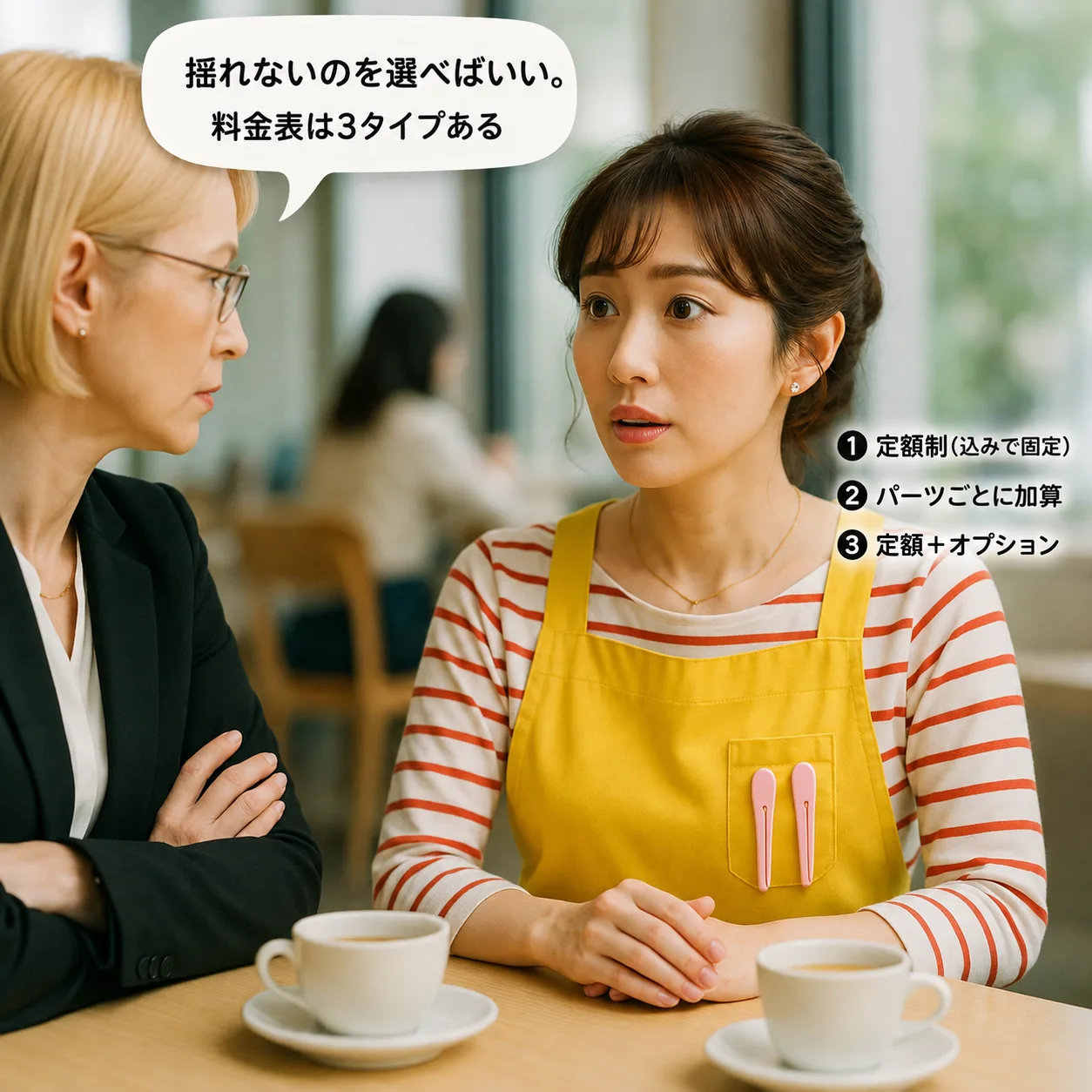 腕を組んで言い切る涼子先輩