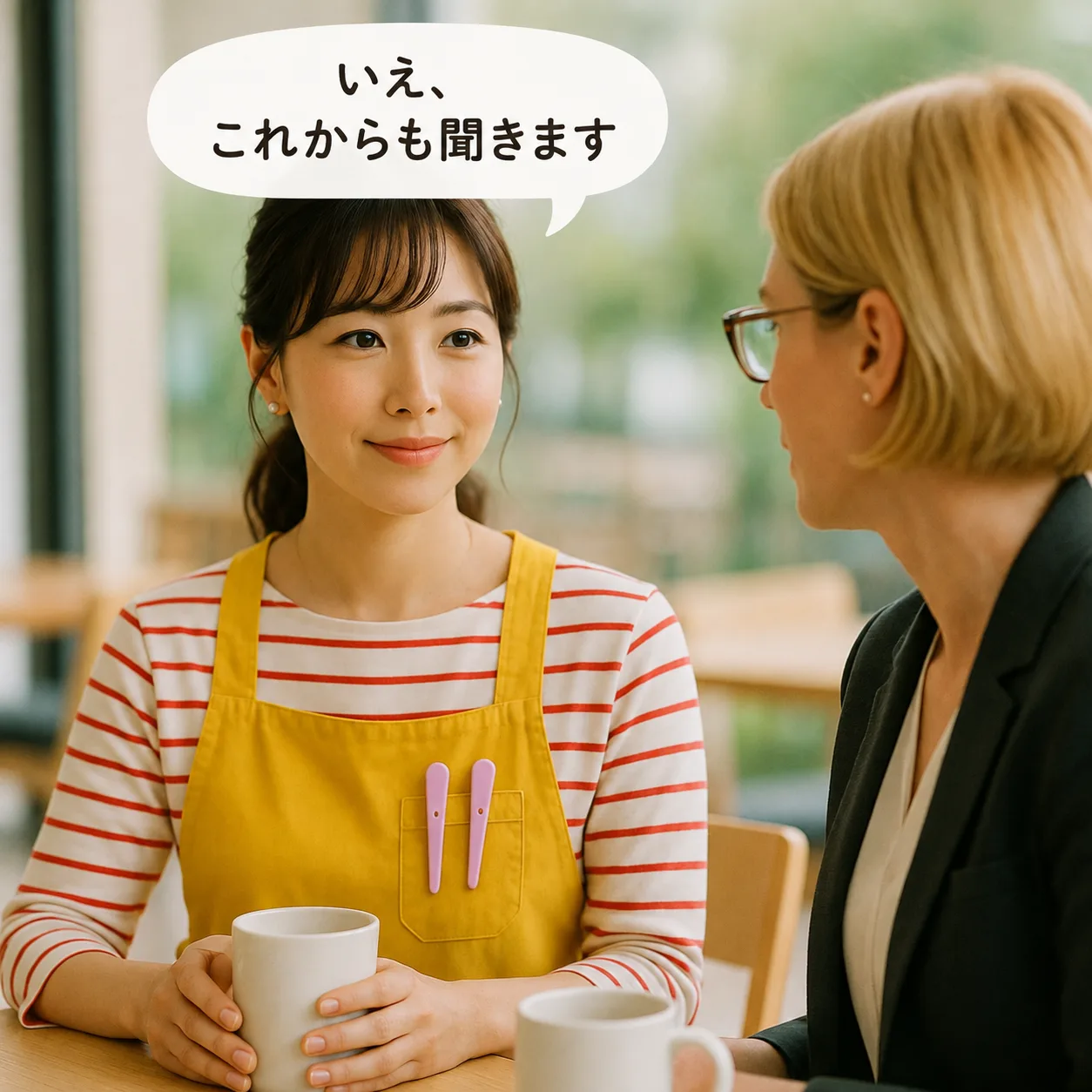 これからも聞きます、と答えるみさき