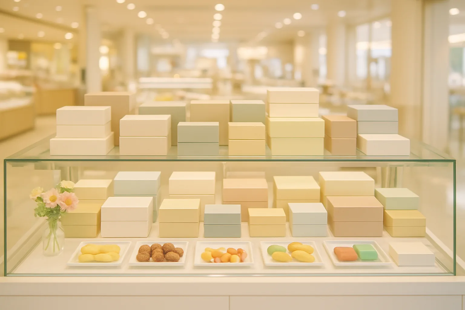 デパート地下の菓子売り場