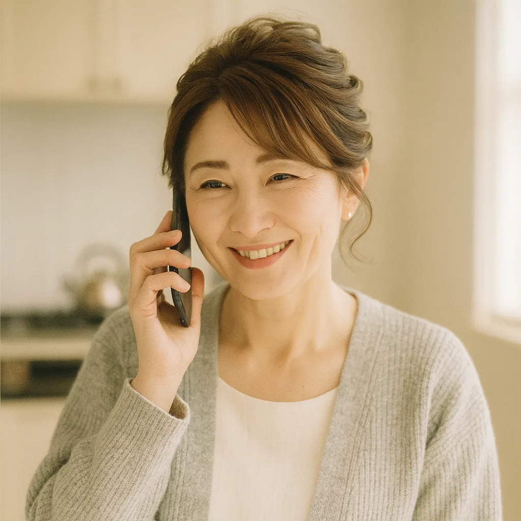 電話口で即答する母
